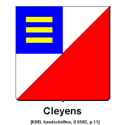wapenschild 1 van Cleyens