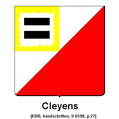 wapenschild 2 van Cleyens