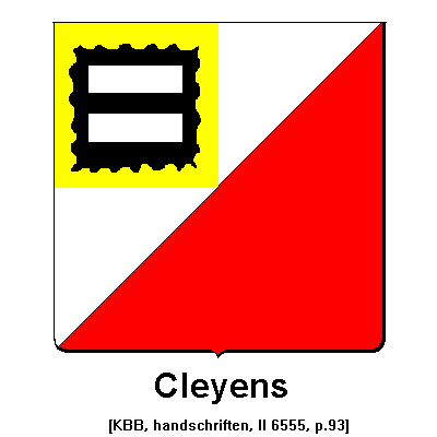 wapenschild 3 van Cleyens